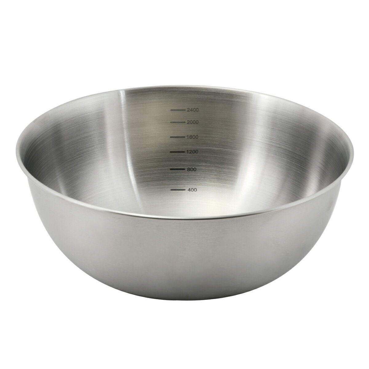 ボウル 24cm メモリ付き ステンレス製 ベーシスライン （ ボール ステンレス ステンレスボウル ...