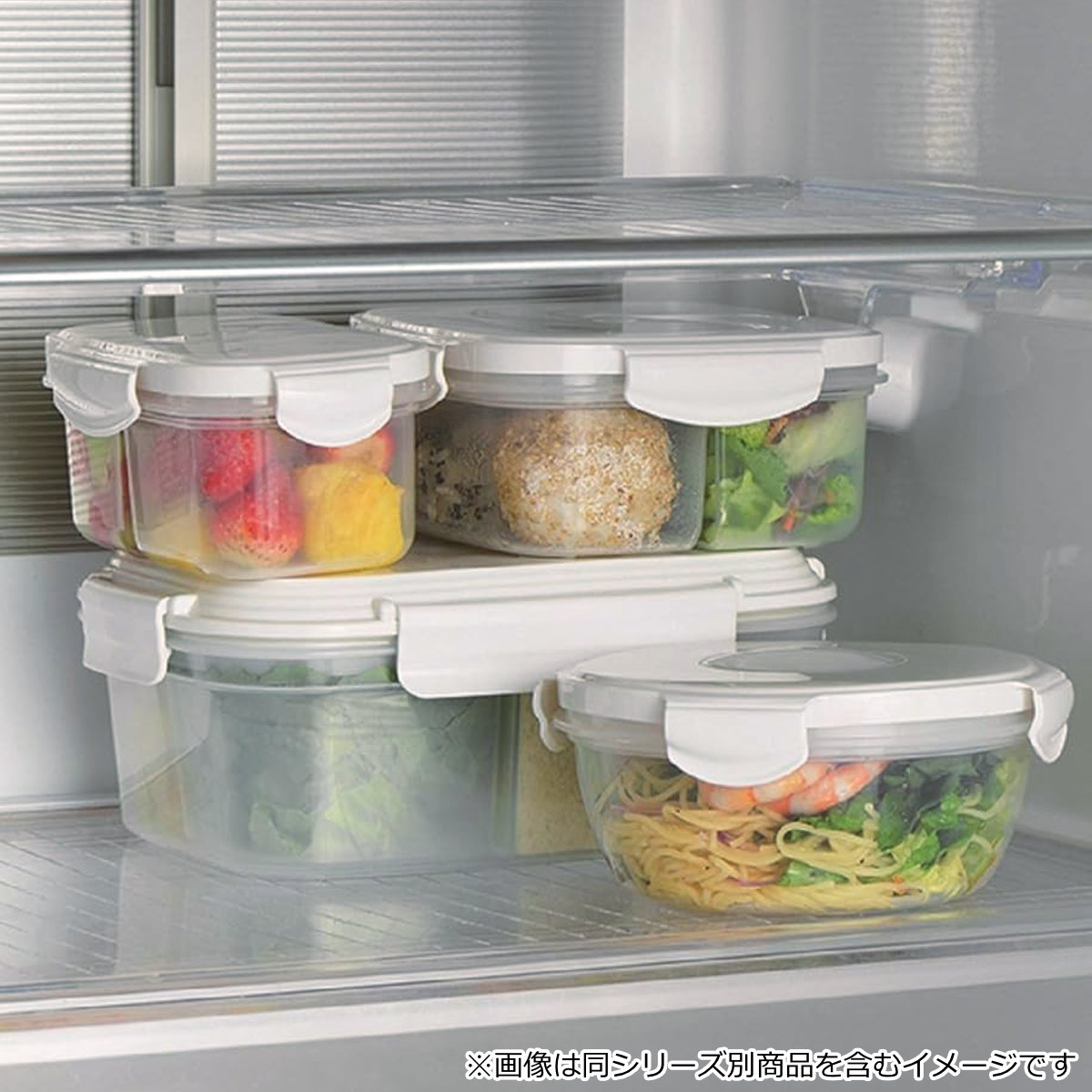 お弁当箱 1段 アクティア 保冷剤付フードボックス 丸型 460ml （ 弁当箱 ランチボ...