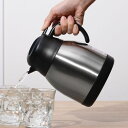 卓上ポット 1.2L 保温 保冷 イーシス テーブルポット ステンレス製 ( ステンレスポット 保温ポット 保冷ポット 押すだけ 真空二重構造 お湯割り 魔法瓶 )【39ショップ】