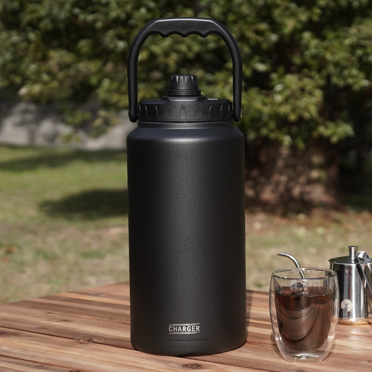 水筒 3.8L チャージャー アイスコンテナジャグ3800 保冷 ( 大容量 直飲み 3リットル スポーツ 保冷専用 スポーツジャグ スポーツボトル ダイレクト...