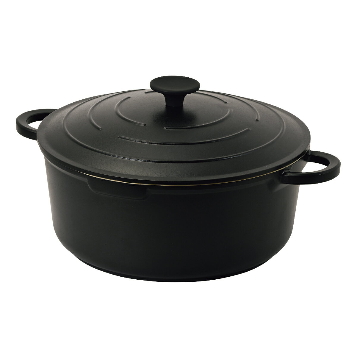 Ih/Gas Compatible - 両手鍋 28cm IH対応 セラミック加工 無水調理 （ ガス火対応 両手なべ 無水鍋 アルミ 無水調理鍋 アルミ鍋 煮込み鍋 無加水調理 鍋 なべ ブラック おしゃれ ）【39ショップ】