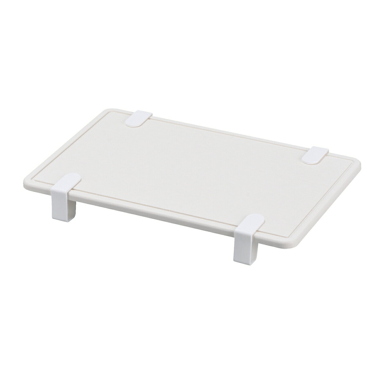 水切りトレー スキット スタンド付 珪藻土 水切りプレート スリム Mサイズ （ 珪藻土トレー 水切りトレイ 水切り プレート 脚付き 速乾 吸水 ドライングボード 珪藻土トレイ 水切りマット 乾燥 お手入れ簡単 シンク上 ホワイト ）【39ショップ】