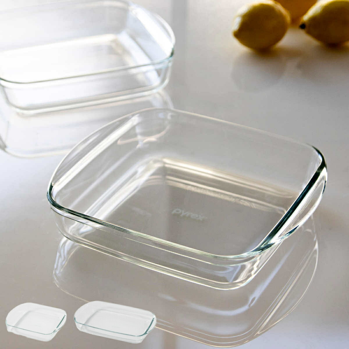 グラタン皿 1.6L 2L PYREX グラタン・ドリアオンザテーブル スクエア 長角 （ パイレックス ガラス 耐熱ガラス 電子レンジ 食洗機対応 オーブン対応 冷凍OK おしゃれ シンプル 耐熱皿 オーブンウェア 食器 皿 ）【39ショップ】