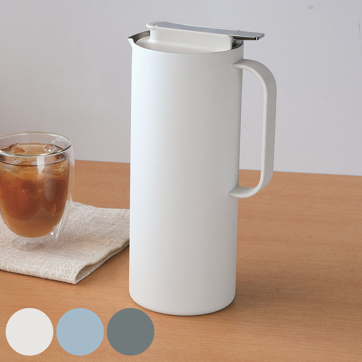 ポット リビック ステンレステーブルポット1.4L （ ステンレスポット 魔法瓶 真空二重構造 保温 ...