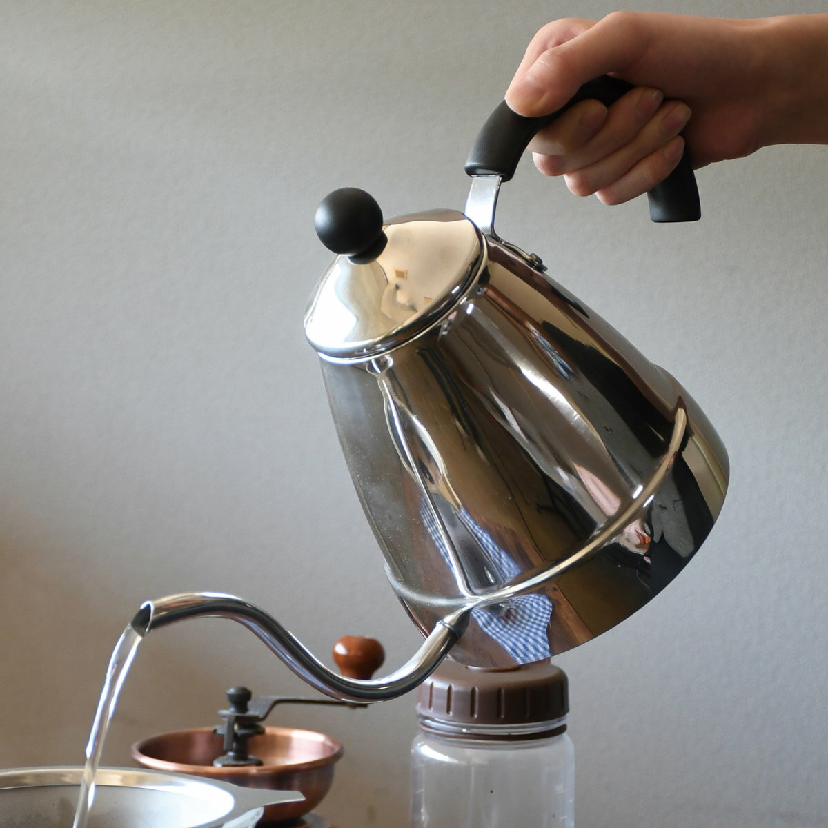 ドリップケトル アロマチック ステンレス製ドリップポット 1.4L （ コーヒー ケトル ステンレス ...