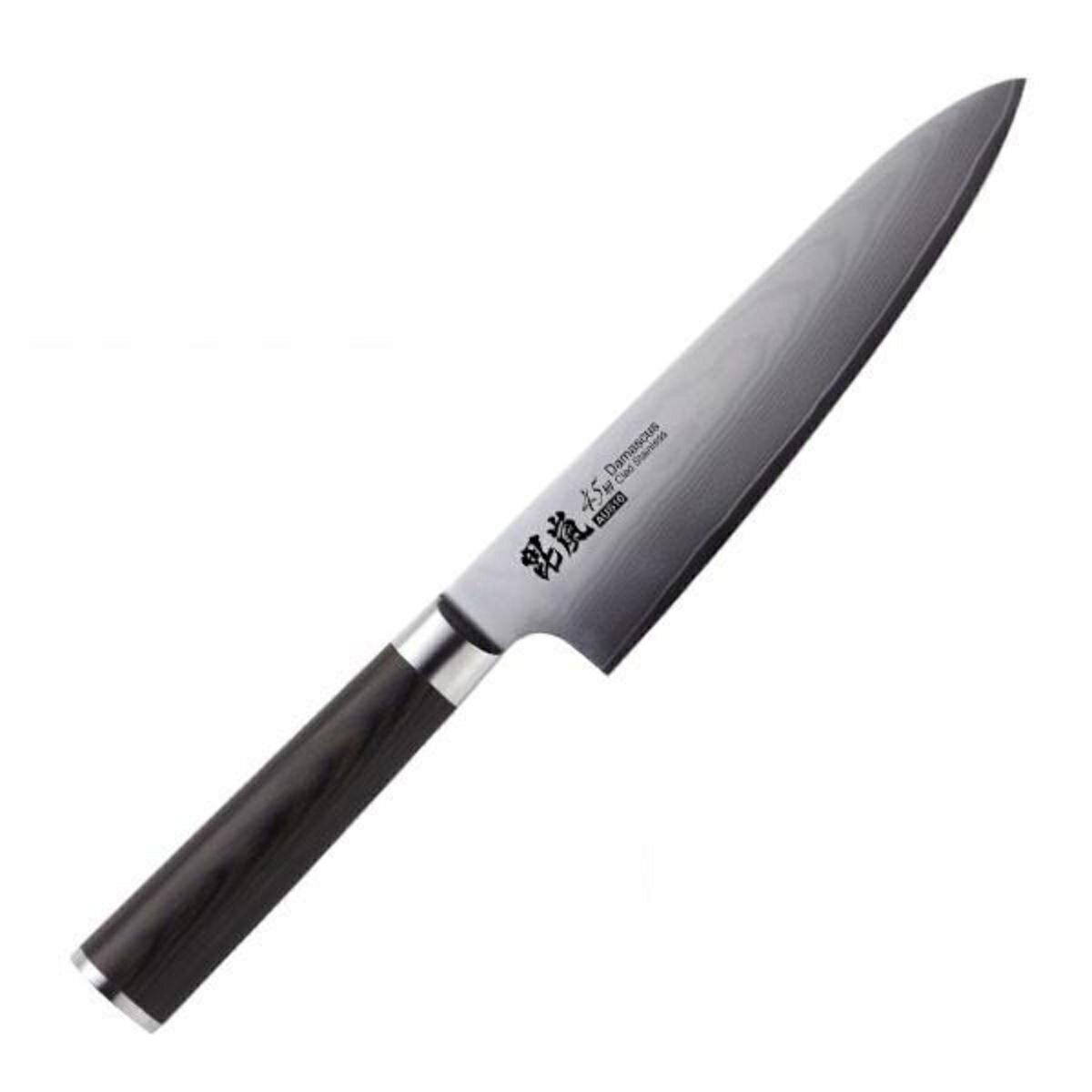 包丁 毘嵐 ダマスカス45層 AUS10 洋包丁 180 （ 牛刀 ダマスカス包丁 キッチンナイフ おすすめ 18cm 18センチ ほうちょう 庖丁 3徳包丁 三徳庖丁 万能包丁 万能ナイフ 料理包丁 文化包丁 調理器具 キッチン用品 ）