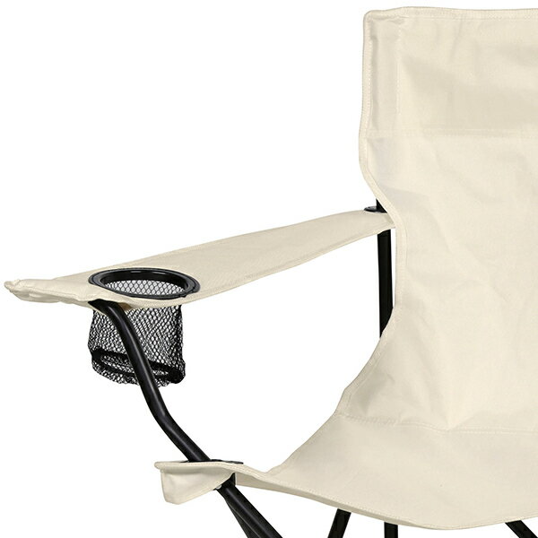 ラウンジチェア ホワイト キャプテンスダッグ CSシャルマン アウトドアチェア ( アウトドア 椅子 肘掛付き 折りたたみ チェア ホワイト シンプル キャンプ いす 1人用 一人 ドリンクホルダー カップホルダー )【39ショップ】通販格安セール情報 楽天 通販