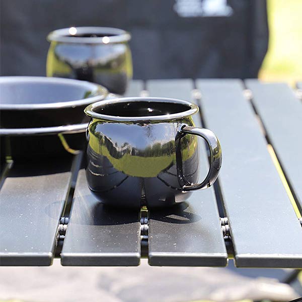 ホーローマグカップ キャプテンスタッグ ブラックラベル ( マグカップ 琺瑯 食器 レジャー食器 マグ カップ おしゃれ キッチン ブラック コーヒーカップ アウトドア キャンプ ホーロー )【39ショップ】通販格安セール情報 楽天 通販