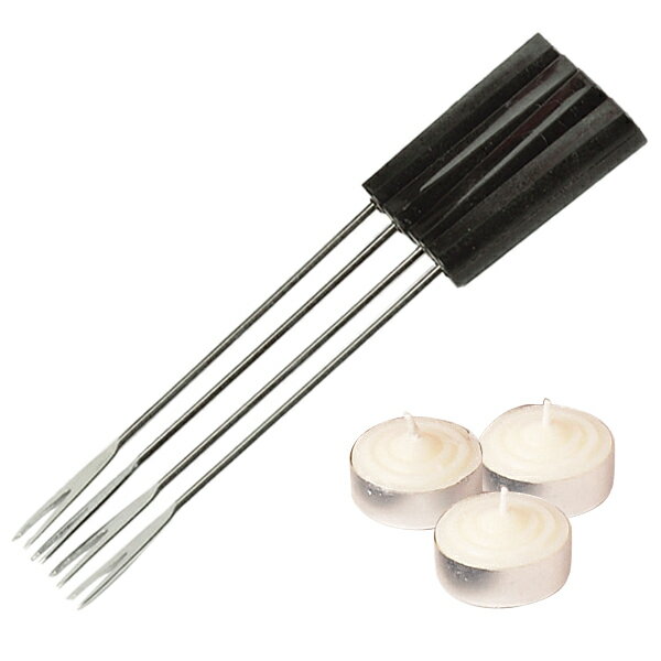 フォンデュ鍋 セット チョコレートフォンデュ チーズフォンデュ 鍋 フォーク付き （ チョコフォンデュ ミニ フライパン フッ素加工 固形燃料付き 調理器具 調理用品 チーズ パーティ クリスマス バレンタイン ）【5000円以上送料無料】