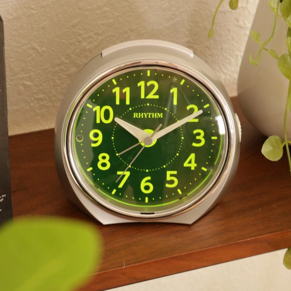 目覚まし時計 ライト付 ルーク