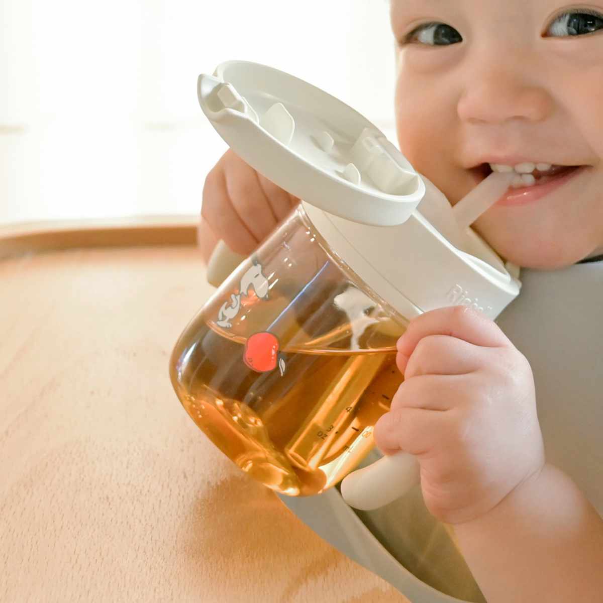 ベビーマグ ピーナッツ コレクション おでかけストローマグ FS 200ml （ 7ヶ月～ ...