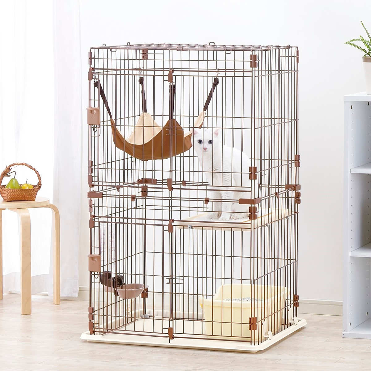 楽天市場】猫 ケージ 3段（ブランドリッチェル）の通販