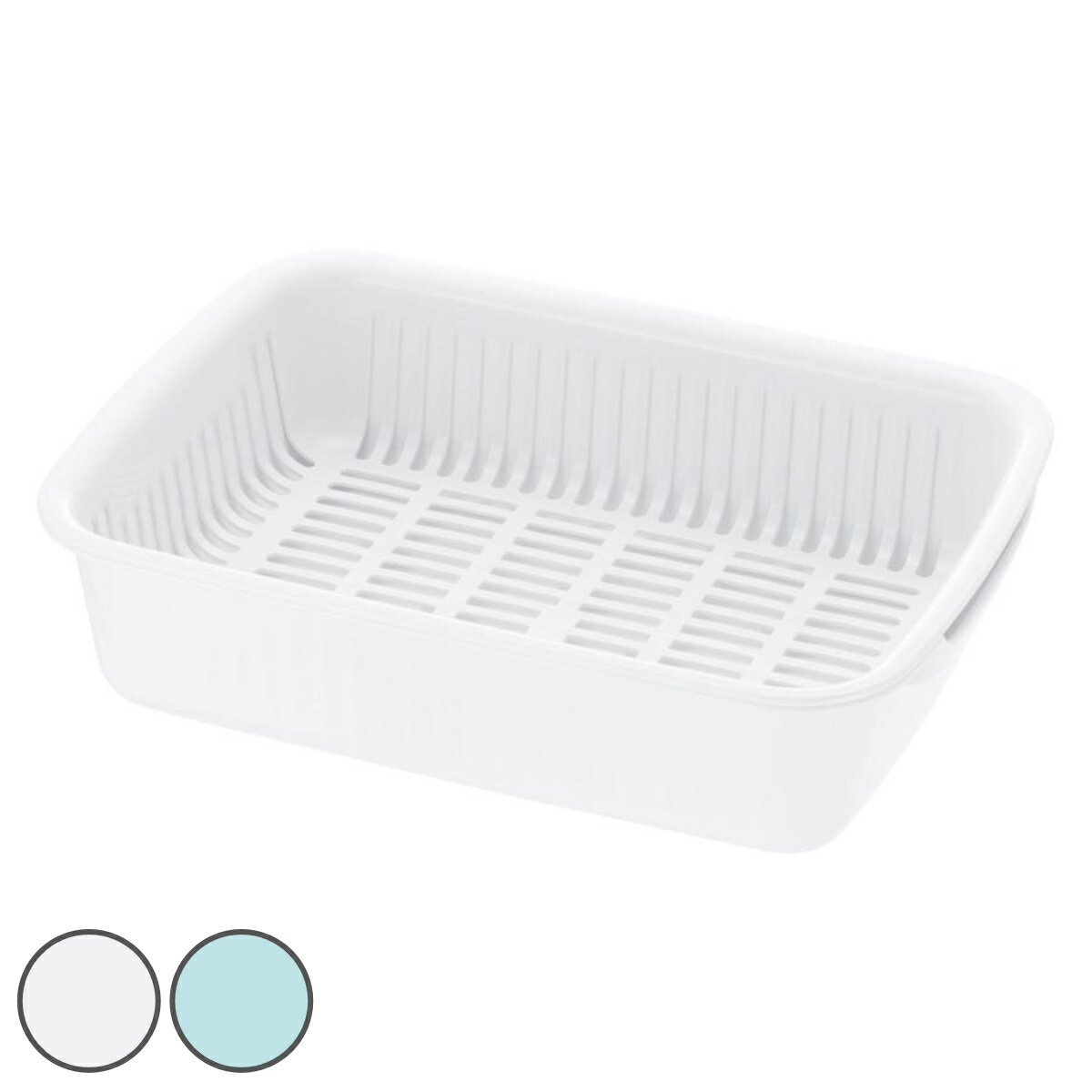 水切りかご シェリー 水切りバット L （ 日本製 抗菌 水切り 水切りラック 水切りカゴ 水切り籠 ...