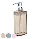 ディスペンサー リュクレ 液体タイプ 600ml ( LUXRE 詰め替えボトル 透明 クリア バスグッズ 詰め替え用 ボトル シャンプー 洗面用品 )【39シ...