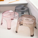 風呂椅子 25cm リュクレ LUXRE ( 風呂イス 風呂いす 透明 クリア バスチェア 25H 座面高さ25cm 風呂 お風呂 椅子 イス 4本脚 球体座面...