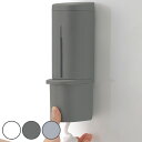 ディスペンサー 泡タイプ ホバー シールフック 下から出てくるディスペンサー 500ml ( 泡 ソープディスペンサー 詰め替えボトル ソープボトル 壁面 詰め...