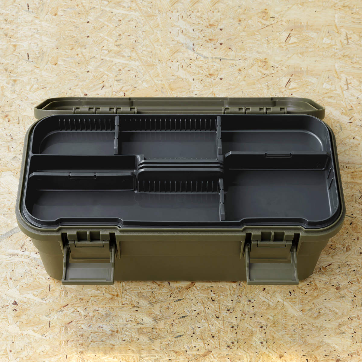 トレー トランクカーゴ スタックカーゴ S-4 S-6 専用 トレーS （ トレイ パーツ オプション 部品 仕切り付き 仕分け 対応 コンテナボックス 収納 アウトドア キャンプ DIY 工具箱 屋外 ツールボックス ）【39ショップ】