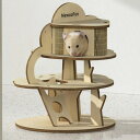 ハウス 小動物 ミオファン DIYハウス トリプルフロア ハムスター 鳥 ペット ( MewooFun 小動物用ハウス ハムスターハウス 遊び場 小動物用 リス ハリネズミ 組み立て簡単 )【39ショップ】(4)