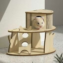 ハウス 小動物 ミオファン DIYハウス ダブルフロア ハムスター 鳥 ペット ( MewooFun 小動物用ハウス ハムスターハウス 遊び場 小動物用 リス ...