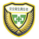 ウエルダーワッペン 胸I ワッペン 「 安全衛生責任者 」 立体ワッペン 胸章 日本製 ( 緑十字 職務 名札 立体 安全ピン付き 明示 作業 現場 作業員 見...