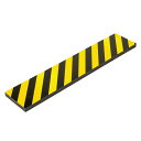 トラ柄クッション 厚手無反射タイプ 20×100cm ( 送料無料 トラクッション 厚手 無反射 工事現場 工場 駐車場 危険標示 保護用 クッションタイプ クッション トラ柄 注意喚起 20cm幅 長さ100cm ) 【39ショップ】(4)