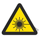 PL警告表示ラベル レーザー光線マーク 大 10cm辺 三角形 ( ステッカー 10枚 表示シール 表示 ラベル 表示シート 表示ステッカー PL法対策 警告 ...