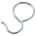 パイプ用フック 直径4.86cm用 10個入 ( フック S字フック Sカン 取付金具 金具 標識 パイプ 掲示 鉄製 ハンガー 吊下げ 壁掛け 収納 オフィス...