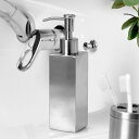ディスペンサー SALUS 300ml ステンレス マトリス ソープディスペンサー スクエア 液体タイプ ( セイラス 詰め替えボトル ソープボトル 詰め替え用...