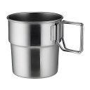 マグカップ スタッキングマグ 320ml ( コップ ステンレス製 マグ カップ ステンレス 保温保冷 アウトドア 食洗機対応 取っ手付き 持ち手付き タンブラ...