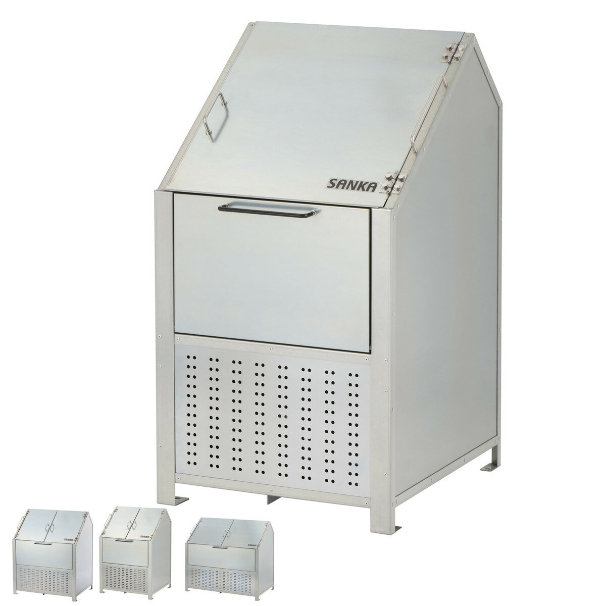 業務用ゴミ箱 クリーンステーション 屋外用 （ 法人限定 屋外用 ゴミ箱 蓋付き ゴ...