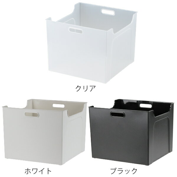 収納ケース 約 幅32.9×奥行32.9×高さ26.3cm ナチュラ ソートボックス L squ+ 同色2...