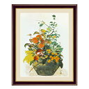 絵画 四季好果之図 42x34cm ( 送料無料 絵 花 植物 アート アートパネル インテリア 額 額入り 壁掛け 川端龍子 ポスター アートフレーム アート...
