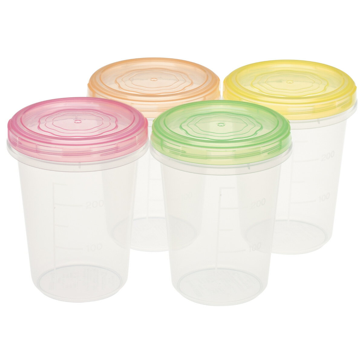 保存容器 320ml エブリーパック NO.1 深型 4個入り （ 食品保存容器 プラスチック容器 フードストッカ..