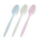 カラースプーン 17cm 1000本入 10本入×100セット 使い捨て スプーン カトラリー ( 大容量 プラスチック キャンプ お花見 花見 行楽 子ども会 プラスチック製 プラスプーン イベント ピンク イエロー ブルー ) 【39ショップ】