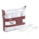 使い捨て 個包装 ミニスプーン 100本入×100セット 10000本入 ( カトラリー スプーン ミニサイズ ミニ 8cm 業務用 試食用 袋入り 使い捨てカ...