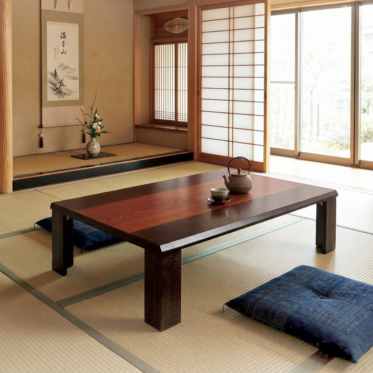 サイズ約 幅105×奥行75×高さ36（cm）重量約 20kg内容量1台材質ケヤキ突板艶消し仕上げ生産国日本製消費電力ヒーター（600W）組立状態完成品（一部取付）注意事項※天然木を使用しているため、1点1点色合いや風合いが異なります備考手元コントローラー折れ脚区分返品・キャンセル区分（不可）●天板にはケヤキ突板を使用し、力強く美しい木目を楽しめます。●流れるような木目と上品な風合いが、お部屋に落ち着いた和の雰囲気を演出します。●幅105cmで、一人暮らしからファミリーまで使いやすいサイズです。●折れ脚仕様のため、使わない時はコンパクトに収納できます。●600Wハロゲンヒーターを搭載し、ムラなく素早く暖まります。●手元コントローラー付きで、無段階の温度調節が可能です。●香川県高松市の職人が丁寧に仕上げた国産こたつです。●脚部には無垢材を使用し、天然木の風合いを活かしたデザインです。おすすめポイントケヤキ突板の美しい木目幅105cm天板にはケヤキ突板を使用。力強く流れるような木目と上品な風合いが魅力で、和の趣を感じさせる落ち着いた空間を演出します。お部屋に置くだけで、ワンランク上の上質な雰囲気を楽しめます。コンパクトに収納折れ脚仕様で使わない時はコンパクトに収納できます。手元コントローラー付きヒーターメトロ電気工業製のMHUタイプを使用しています。無段階温度調節コントローラー付きです。600Wハロゲンランプとファンの組み合わせでムラなく速やかに暖かくなります。讃岐の職人が作り上げる最高品質の座卓香川県高松市は「脚物（テーブル・座卓・椅子など脚のある家具）」生産地として有名です。純和風からモダンデザインまで、座卓と家具調こたつを国内生産しています。天然木の風合いを活かした上質な佇まい脚部は無垢材を使用しますが天板（テーブル面）には軽量化を図りつつ木質板に突板（天然木を薄く剥いだもの）や木目シートを貼り、重厚感と高級感を感じられる作りとなっています。サイズ関連キーワード：家具職人 和風 和モダン 家具 国産 レトロ 木製テーブル お座敷 ハロゲンヒーター 手元コントローラー付き ちゃぶ台 和 おこた テーブル 机 和風リビング 炬燵 LH21545関連商品はこちら座卓 幅105cm 家具調こたつ ラテ 木製 66,980円座卓 幅120cm 家具調こたつ ロザン 木製71,980円座卓 幅120cm 折れ脚 家具調こたつ リー63,980円座卓 幅120cm 折れ脚 家具調こたつ リー63,980円座卓 幅120cm 家具調こたつ 小枝 木製 75,480円座卓 幅120cm 家具調こたつ モカ MIX74,980円座卓 幅120cm 家具調こたつ モカ ウォー71,980円座卓 幅120cm 折れ脚 若草 ローテーブル60,280円座卓 直径90cm 円形 木製 チェリー 日本76,980円座卓 直径90cm 円形 木製 ブロッサム 日76,980円座卓 幅105cm 天草 長方形 木製 ローテ48,280円座卓 幅150cm 軽量 匠 木製 日本製 ロ63,980円