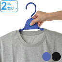 洗濯ハンガー ワンプッシュハンガー 2本組 ( 洗濯用品 物干し 室内干し 物干ハンガー 衣類ハンガー 洗濯物干し )【39ショップ】