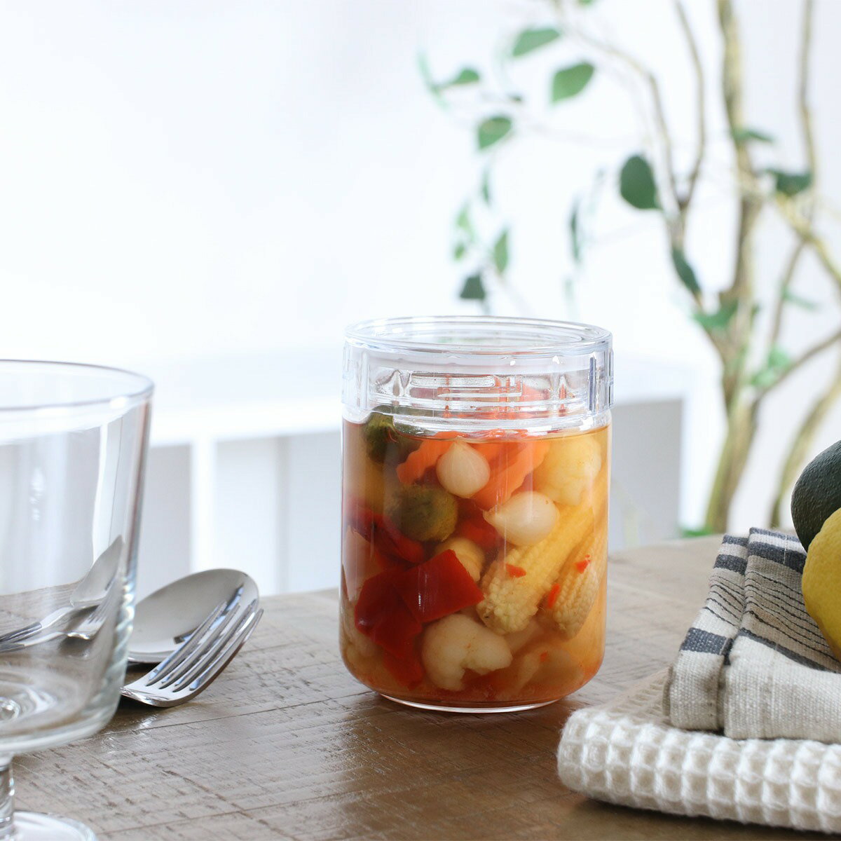 保存容器 420ml チャーミークリアー・タフ TL3 セラーメイト （ 日本製 ガラス 密閉 パッキン付き キャニスター 保存 容器 ガラス容器 ガラス保存容器 0.42L 高性能 小物入れ 小物ケース 割れにくい 丈夫 スタッキング 食品保存 ）【39ショップ】のサムネイル