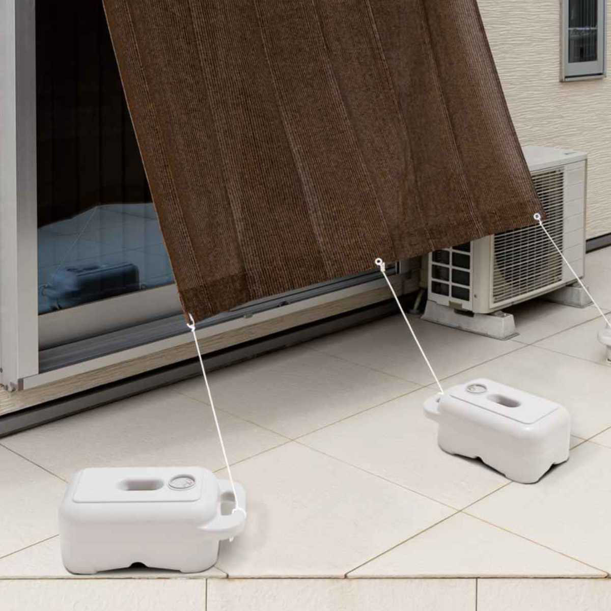 ブロー 重し 物干し台用 （ おもし ものほし台用 重り 物干し台 転倒防止 重石 水 砂 固定 シェード 日..