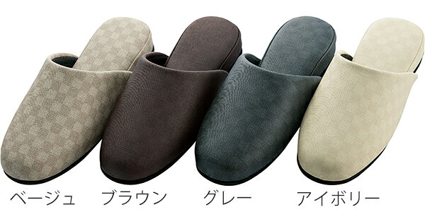 スリッパ FeelFoot チェッカー L （ ルームシューズ ルームスリッパ 室内 メンズ ...