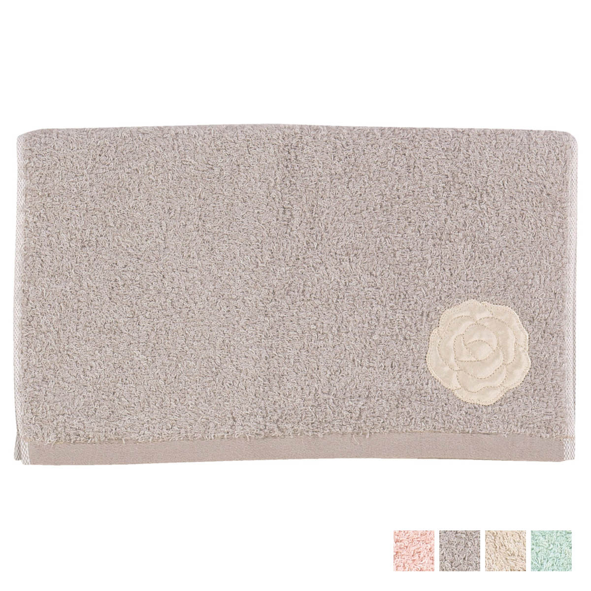 タオル フェイスタオル サロンドソワレ ドゥースメランジェ 綿100％ （ たおる 綿 綿100 コットン トイ..