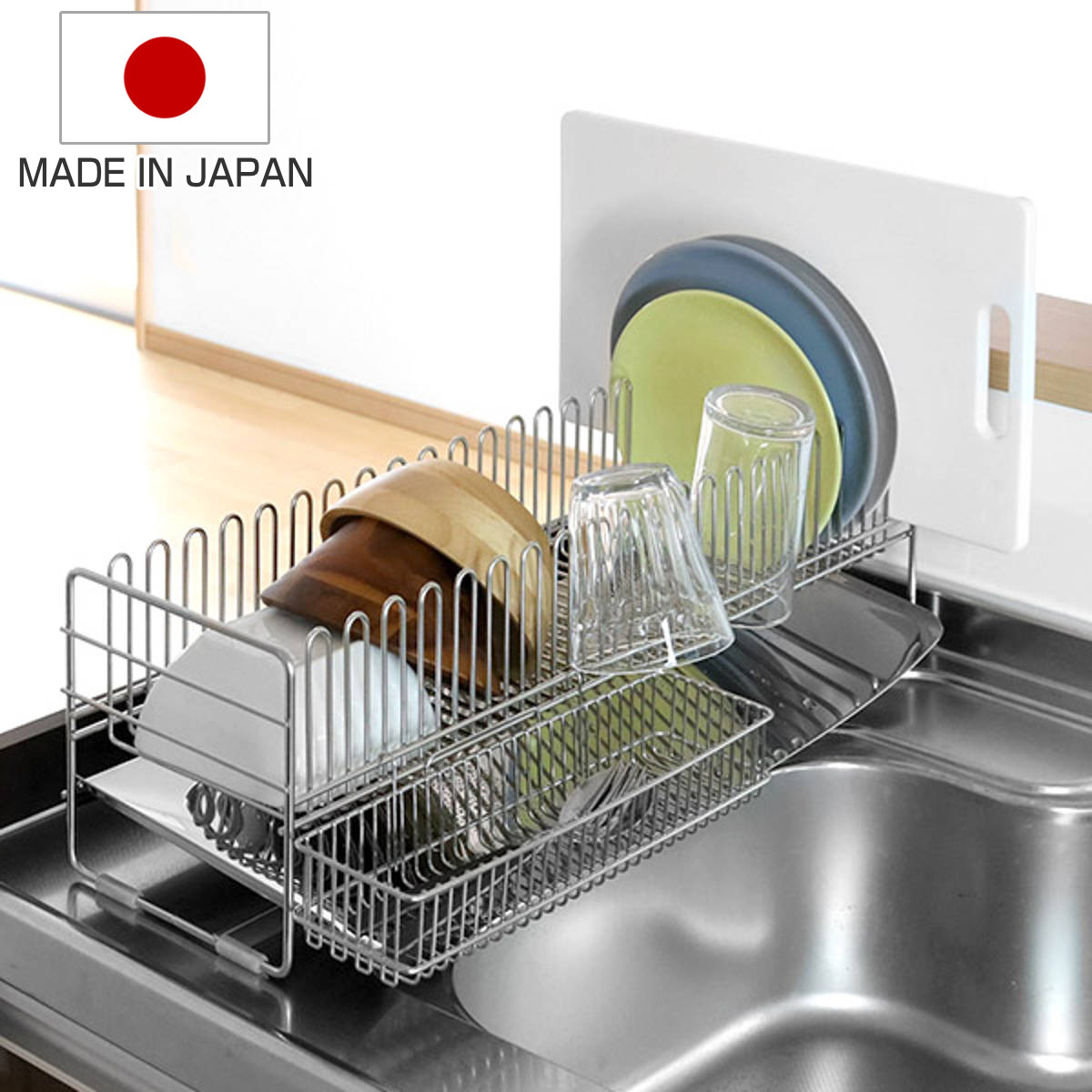 水切りラック TSUBAME 水切りバスケット ロング