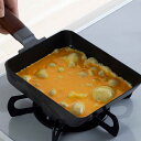 玉子焼き器 IH対応 鉄製 窒化加工 ファイバーライン 日本製 ( ガス火 IH 対応 エッグパン 卵焼き器 卵焼きフライパン 鉄製フライパン お弁当作り サビにくい 卵焼き 調理器具 )【39ショップ】