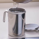 オイルポット 1.2L ステンレス製カートリッジ式オイルポット 日本製 ( 油こし器 油濾過 油ポット 油濾し 濾過器 調理器具 調理用品 油保存 ステンレス ...