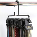 ネクタイハンガー フック20枚付 ( ネクタイ ハンガー フック ネクタイ用ハンガー ネクタイハンガー ネクタイ収納 黒 メンズ 紳士服 プラスチック ) 【3...