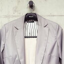 ハンガー リバース ジャケットクリップ42 ブラック ( ジャケットハンガー スーツハンガー 衣類ハンガー スリム ジャケット スーツ 衣類収納 プラスチック ...