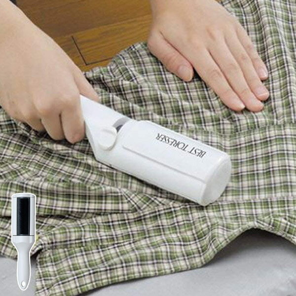 ブラシ ベストドレッサー 身だしなみ ホコリ取り （ ほこり取り 洋服ブラシ 衣類 収納 ほこり取りブラシ ゴミ除去 ジャケット スカート スラックス ほこりとり カーペット ソファ 日用品 ）【39ショップ】のサムネイル