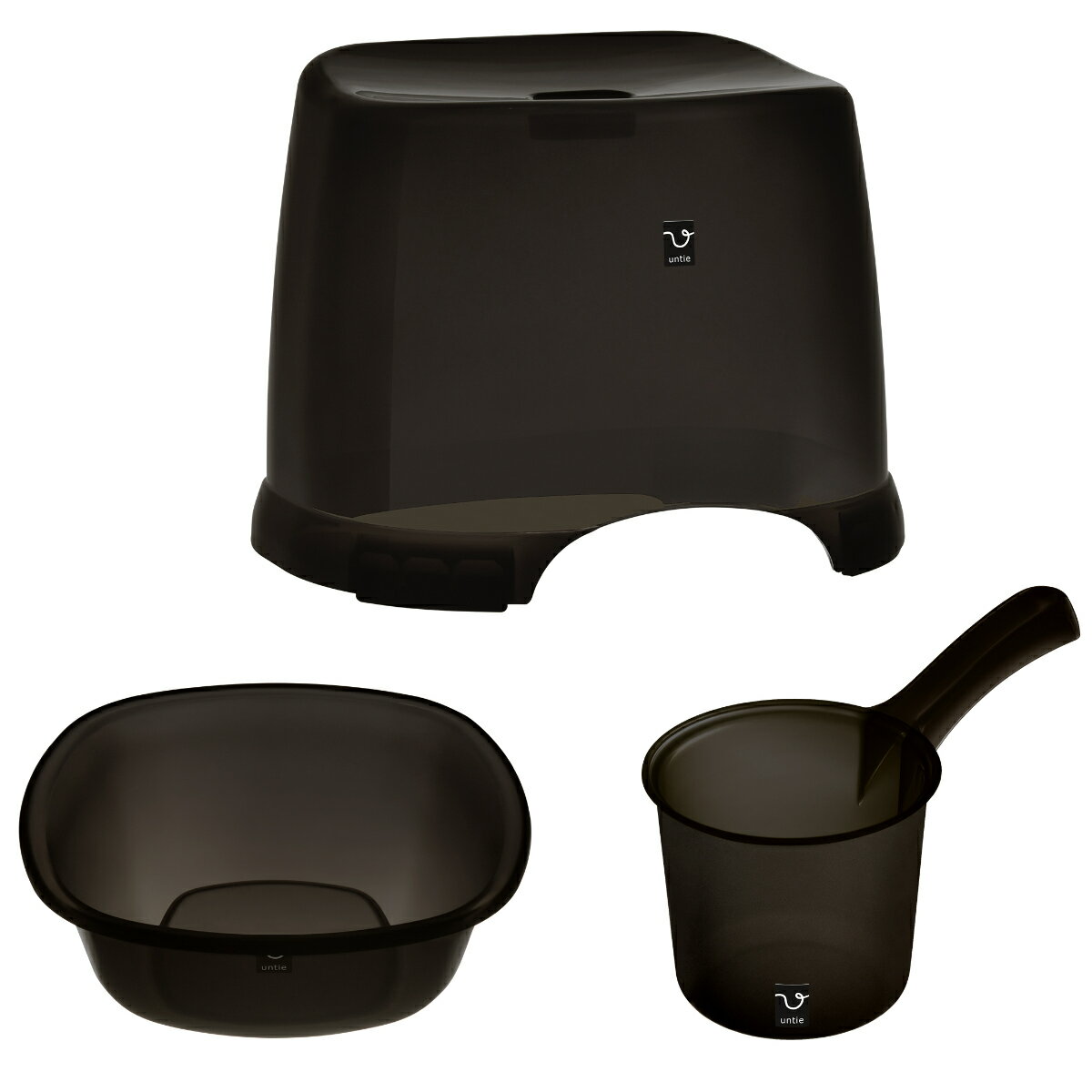 風呂椅子 3点セット 座面高28.8cm 湯おけ×1 手おけ×1 （ 風呂イス 風呂いす バスチェア ...