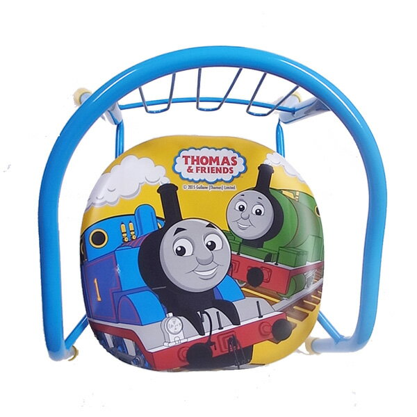 豆イス パイプイス きかんしゃトーマス キャラクター （ ベビー用品 豆椅子 豆いす 子供用 音 鳴らない 椅子 ベビーグッズ ベビー用品 ）【39ショップ】のサムネイル