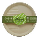 紙皿 waveプレート 20cm 5枚入×120個セット Mugino ( 取り皿 丸型 20センチ ペーパープレート 紙プレート 紙 プレート 使い捨てプレー...